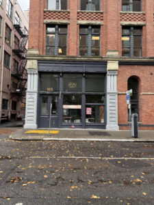 Occidental Store Front Pastry Commercial Building Seattle Painting Project
