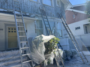 West Seattle Home Exterior Painting Blue During