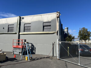 West Marginal Commercial Building Seattle Painting Project During