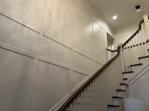 Windermere Seattle interior staircase painting project finished